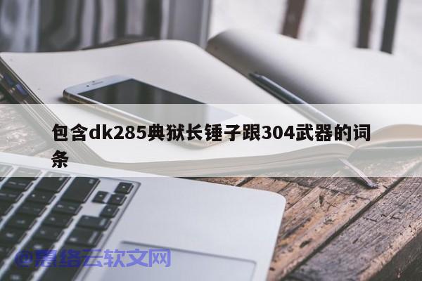 包含dk285典狱长锤子跟304武器的词条