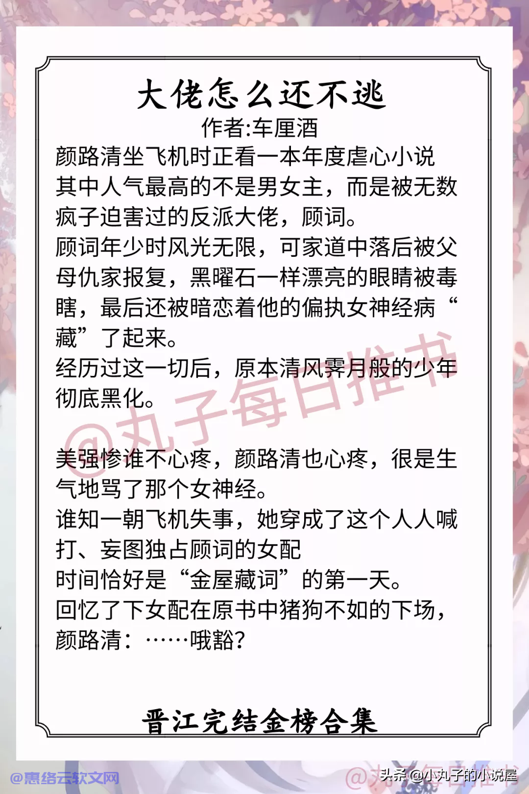 晋江最好看的言情小说 晋江九大公认最好看的小说言情